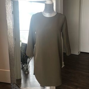 Olive Green Shift Dress by HM